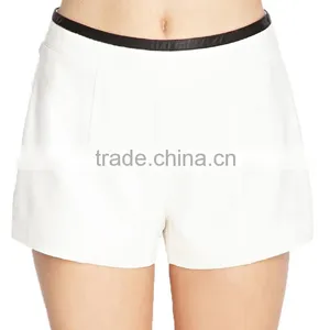 Sexy Women High-waiste Black Side Embellished Shorts Skirt High Waistes Women Shorts thumbnail-1
