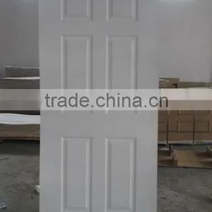 Hot Sell 2150*930*3.2mm White Painted Door Skin thumbnail-1