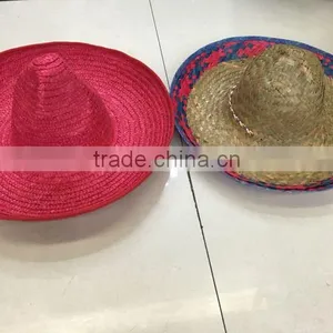 Wide Brim Sombrero Straw Hat thumbnail-6