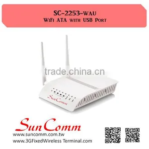 SC-2253-WAU With 2FXS, USB Port, WIFI, 802.11n WIFI ATA thumbnail-1