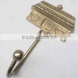 Cast Iron Hooks for Clothes With Nickel Plated thumbnail-1