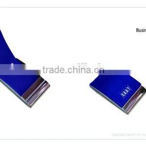 Corporate Gift PU and Stainless Steel Name Card Holder,metal Card Holder,business Card Holder thumbnail-1