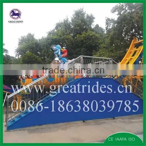 Factory Direct Sales Outdoor Amusement Ride Crazy Flying Disk for Sale thumbnail-5