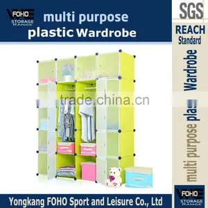 AL0065-20 Easy to Move Plastic Home Furnishing Temporary Wardrobe thumbnail-1