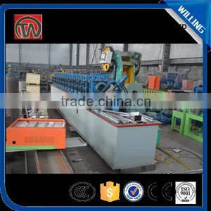 c u w Channel T Bar Angle Omega Roll Forming Machine thumbnail-3