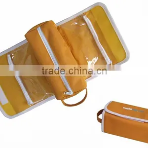 Elegant pu Rolled Cosmetic Beauty Bag Large Makeup Organizer thumbnail-1