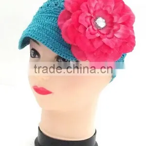 Multi Colors Crochet Hat,high Quality Newsboy Cap thumbnail-1