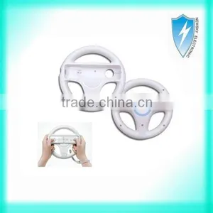 Racing for Mario Game Steering Wheel Controller for Wii (white) thumbnail-3