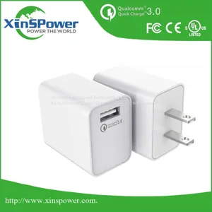Single Port US Plug Travel USB Charger for Cell Phone thumbnail-2