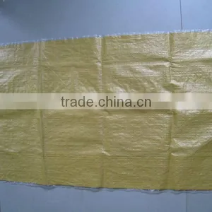 50kg Chemical Products Packing Bag Yellow Pp Woven Sack thumbnail-1