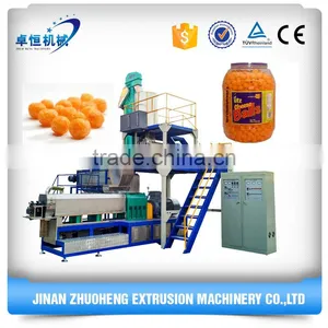 Automatic Puffed Cheese Ball Snacks Extruder Processing Machinery +86 15254186596 thumbnail-1