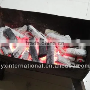 Square of 4*4cm Hardwood Charcoal Bbq thumbnail-3