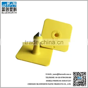 Hot Sale Cheap Price High Quality TPU Yellow Animal Ear Tag for Pigs thumbnail-6