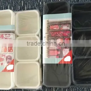 6PC Interlocking Drawer Dividers thumbnail-1