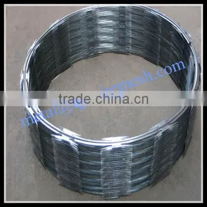 High Quality BTO-22 Concertina Razor Wire / CBT-65 Concertina Razor Wire thumbnail-3