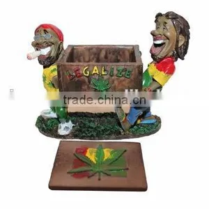 Jamaican Man Ashtray thumbnail-2