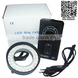 80 LED Camera Microscope Ring Light CE Illuminator Warm White 70mm Diameter 50 - 240mm Working Distance thumbnail-2