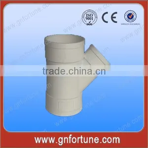 PVC Drainage Pipe Fittings 45 Reduced Y thumbnail-1