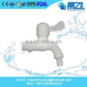 White Colour Plastic Tap,plastic Abs Bibcock With Modern Design thumbnail-1
