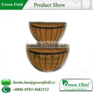 Decoration Metal Garden Wall Planter With Coco Liner thumbnail-1
