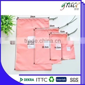 Storage Polyester Bag, Plastic Shopping Bag for Storage, Waterproof Nylon Polyester Drawstring Bag thumbnail-3