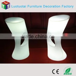 High Quality PE LED Bar Chair thumbnail-5