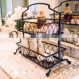 2016 Wholesale New Design Cheap Decorative Metal Wire Basket for Sale thumbnail-1