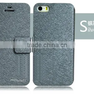 High Quality Wallet Leather Case Flip PU Leather Phone Case Protective Back Covers for IPhone 5 5s thumbnail-2