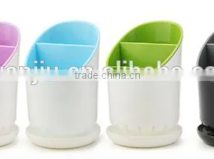 Wholesale Stock Small Order Plastic Capable of Draining Kitchen Tableware Storage Holder thumbnail-5