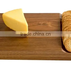 High Quality Best Selling Eco Friendly Rectangular Natural RubberWood Cutting Board From Viet Nam thumbnail-1