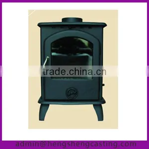 Indoor Antique Cast Iron Stove Wood Burning Stove thumbnail-1