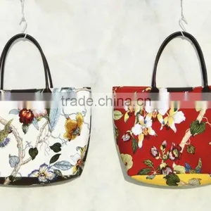 Colorful Canvas Beach Tote Bag With Beautiful Pattern thumbnail-2