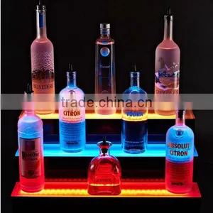 2017 Printing Logo 360 Degree Plastic Arcylic Bottle Rack thumbnail-1