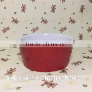 Stocked Nice Colorful Porcelain Round Ceramic Soup Bowl thumbnail-5