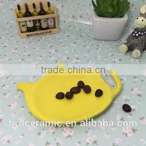 Made in China Stocked Dinnerware Yellow Ceramic Dish thumbnail-2