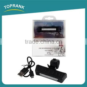 150 Lumens Cob Bicycle Light Usb Rechargeable Front Bike Head Light thumbnail-1