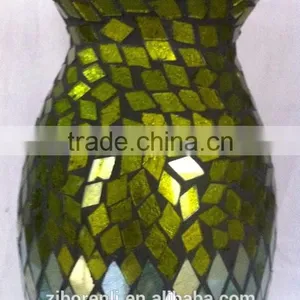 Mermaid Shape Mosaic Tall Cheap Large Glass Vases thumbnail-2