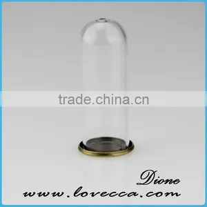 Hot Sale Micro Landscape Glass Cover With Wooden Base /dome Cover Decoration thumbnail-4