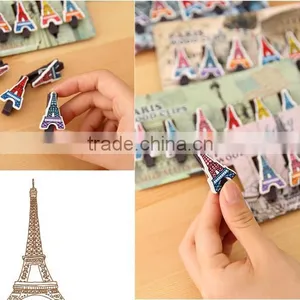Wooden Eiffel Tower Photo Clip Holder,memo Clip thumbnail-3