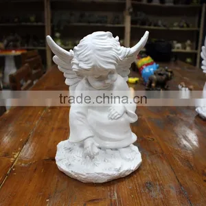 Custom Angel Figurine Christmas White Angel Reading thumbnail-5