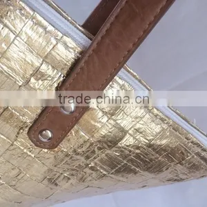 2016 Popular Bling Bling Paper Straw Cheap Handmade Bag thumbnail-4