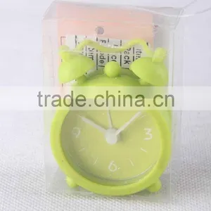 Small Round Silicone Table Clock Fashionable Alarm Clock thumbnail-1