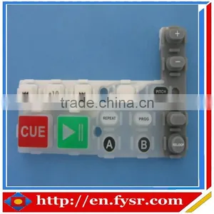 High Quality Membrane Silicone Rubber Press Keypad With Carbon Pills thumbnail-6