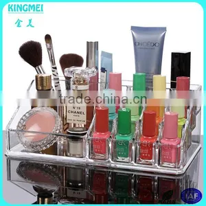 Makeup Brushes Manufacturers China & Acrylic Makeup Box & Organic Glass Nail Polish Display thumbnail-1
