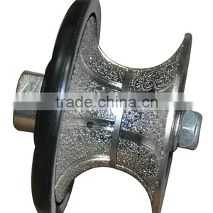 Full-Bullnose Vacuum Brazed Diamond Profile Wheel /High Speed Brazed Diamond Router Bits thumbnail-1
