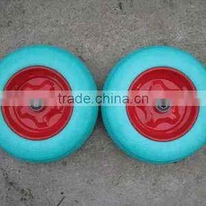 Hand Truck 4.0-8 Solid PU Foam Wheel thumbnail-2