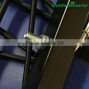 GYM Playground Portable Steel Blue Folding Stadium Seat thumbnail-5