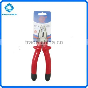 8'' Red Professional Diagonal Cutting Plier Combination Plier thumbnail-1