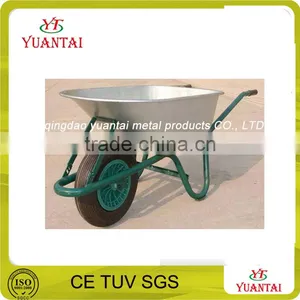Concrete Construction Building Galvanize Tray Maingate Wheelbarrow WB6412 thumbnail-1