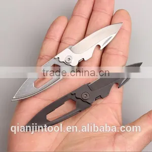 QJT-K02 Hot Sale Keychain Design Camping Knife Multi Function Outdoor Knife thumbnail-4